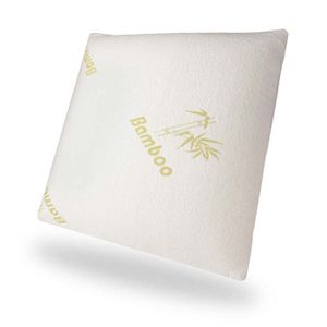Oreiller ergonomique à mémoire de forme - Anti-allergique - Fibre de bambou - Maison Oreiller ergonomique à mémoire de forme - Anti-allergique - Fibre de bambou - Maison