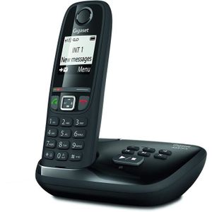 Gigaset A695A Trio - Téléphone fixe sans fil avec répondeur, 3 combinés  avec grand écran rétroéclairé pour un affichage ultra li6 - Cdiscount  Téléphonie