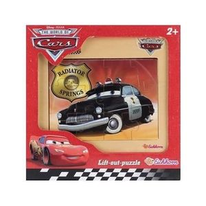 PUZZLE Puzzle en bois - Disney Cars - Voiture Sheriff - E