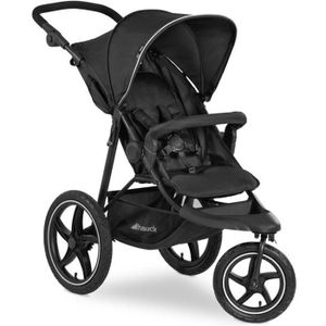 POUSSETTE  HAUCK Buggy Poussette - Noir - 3 roues Runner 2