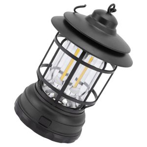 LAMPE - LANTERNE KEENSO lanterne de camping à LED Lanterne de Camping Portable d'extérieur à LED, lanterne piscine exterieur Vert Noir