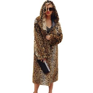 Manteau fourrure leopard on sale veritable