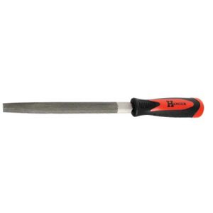 Lime pour métaux tendres demi-ronde 910 à manche bois mi-douce 25x7 mm MOB
