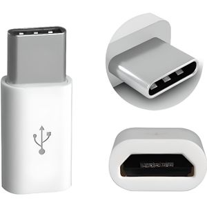 YAWALL Adaptateur USB C vers Micro USB, USB de Type C (mâle) vers Micro USB  (Femelle), Transfert de données Micro USB vers USB-C, Compatible avec