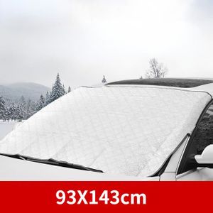 Housse de pare-brise Bâche Pare-neige Protection Imperméable 245x196x166cm