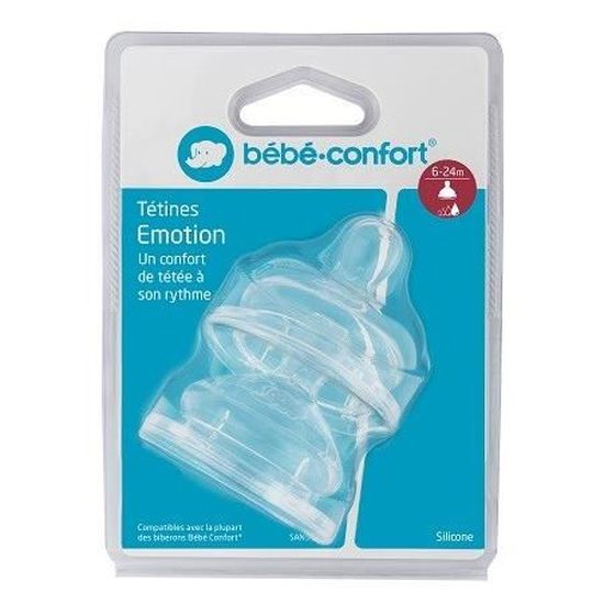 Bebe Confort Tetine Emotion Silicone T 3 Bouillie X2 Cdiscount Puericulture Eveil Bebe