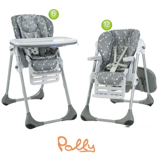 CHICCO Chaise Haute Polly 2 En 1 Marty  Cdiscount Puériculture & Eveil
