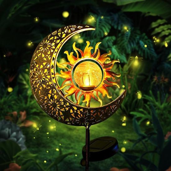 Lampes Solaires D'extérieur Happyyami Pour Noël Et Jardin - Piquets LED, étanches IP44, Allumage Automatique, Décoration Allée