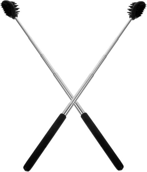 Gratte-dos Extensible OWUDE Télescopique - Longueur Ajustable - Couleur Noir Violet