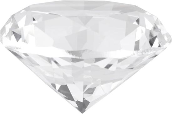 Presse-papier Cristal Avec Strass LONGWIN - Décoration Table Multicolore