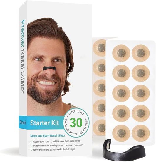 Set Anti-ronflement Nasivent Pour Débutants – Dilatateur Nasal Transparent, Fabriqué En Allemagne