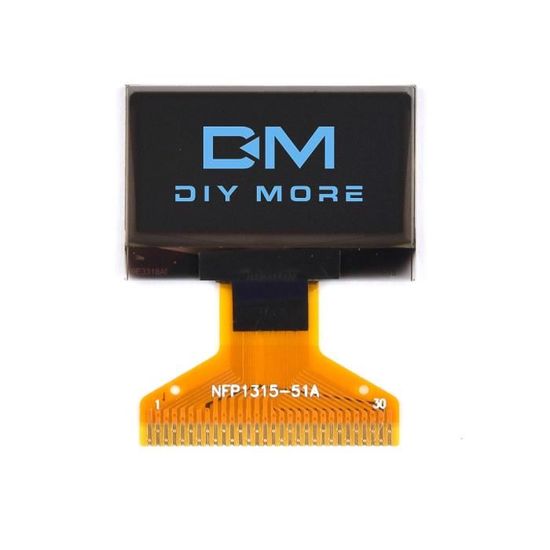 Module écran OLED 0.96 Ou 1.3 Pouce SPI 128x64 - Pour Arduino, Raspberry Pi, Projets électroniques