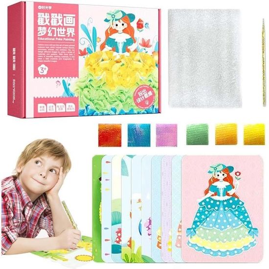 Creative Puzzle Puncture Painting Crafts For Girls Ages 8-12, Poke