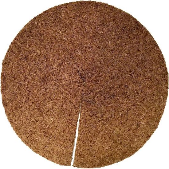 Lot De 4 Disques De Paillage En Fibre De Coco 30 Cm - Protection Des Plantes En Pot - Anti-mauvaises Herbes, Rétention D'humidité - Biodégradable