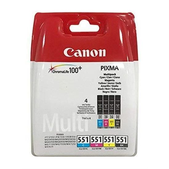 Lot De Cartouches D'encre Compatibles Canon PIXMA - Noir Et Couleur - Neuf