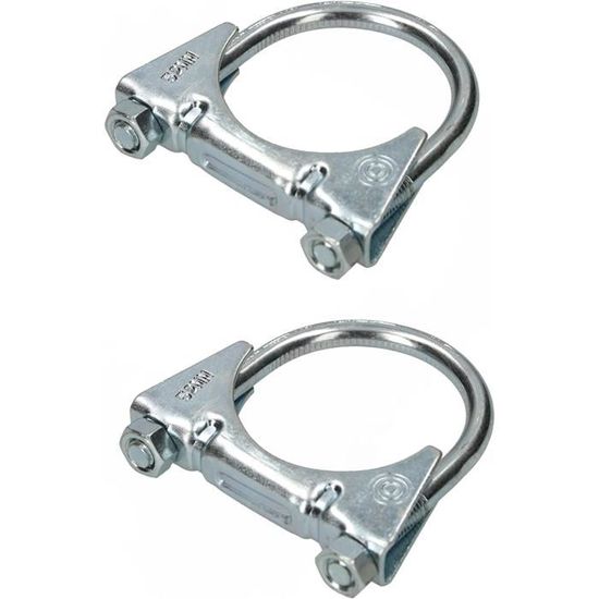 M8 U Bolt Clamp Colliers d'échappement tous diamètres M8 65mm 2 pièces M8 U Bolt Clamp Colliers d'échappement tous diamètres M8 65mm 2 pièces