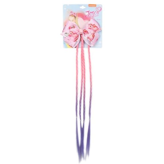 Porte-clés JoJo Siwa Pour Filles - Lot Assorti Rose Et Violet, En Caoutchouc, Neuf Avec étiquettes