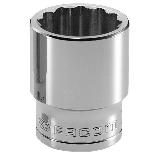 Douilles 1/2" 12 pans métriques Taille 20mm FACOM