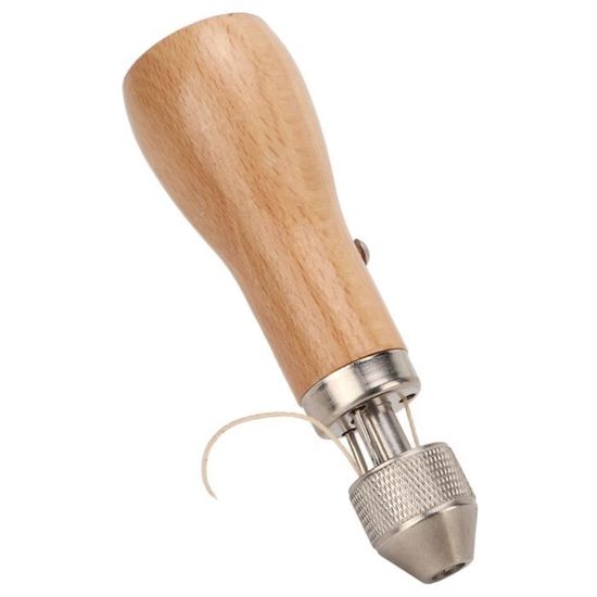 Set De 3 Alènes EIHI - Outils Couture Cuir - Manche Bois - Pour Réparation