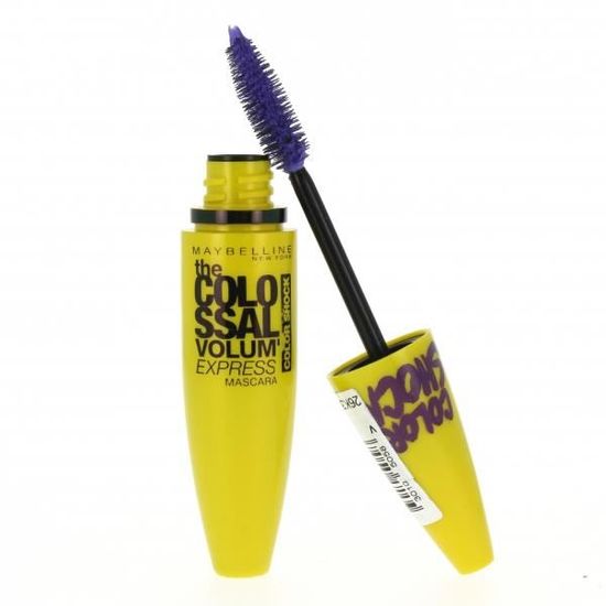 Gemey Maybelline Mascara Colossal Color Shock … Achat / Vente mascara Gemey Maybelline