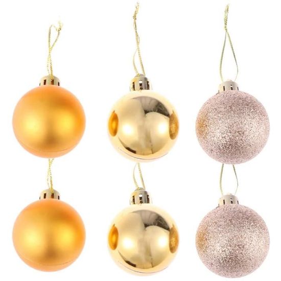 LOT De Décorations De Noël – Boules Et Ornements En Plastique (formes Variées, Couleurs Mélangées)