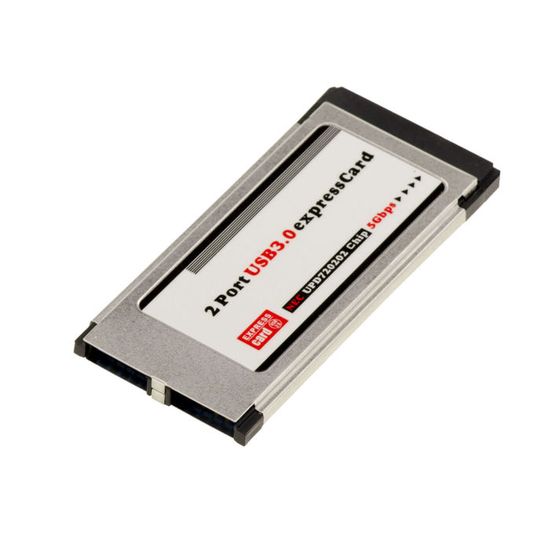 Carte EXPRESS CARD 34mm EXPRESSCARD 34 vers USB 3.0 2 ports USB3