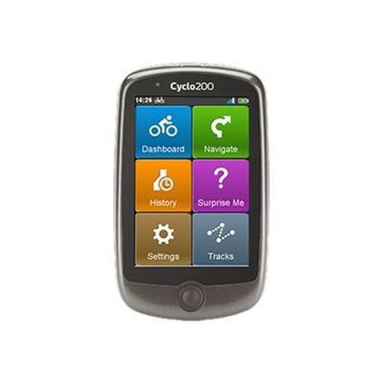Navigateur GPS Vélo étanche MIO CYCLO 200 - Cartes cycliste et routière préchargées - Fonction Surprise Me™