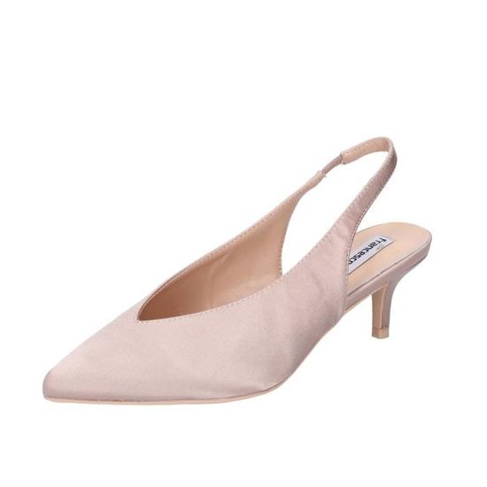 Escarpins Femme - FRANCESCO MILANO - Beige BH37 - Talon Bobine - Idéal pour Mariage et Travail