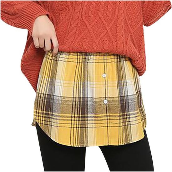 Jupe Longue Taille Haute élastique Pour Femme, 2 C... – Grandado