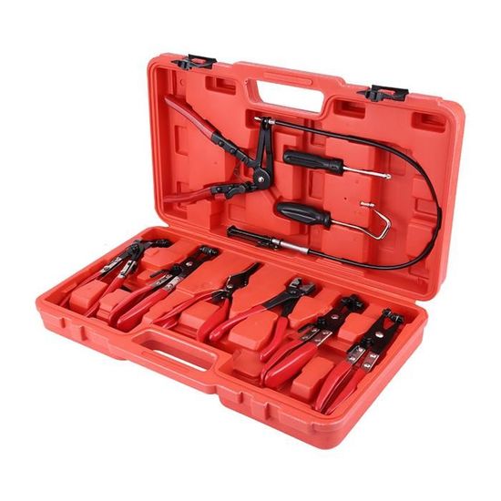 Kit De 4 Pinces Pour Colliers De Serrage - Outils Auto Avec Ressort Long, Coudé Et Extracteur De Tuyau