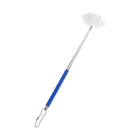 Pawfly Épuisette De Poisson D'aquarium Avec Poignée Télescopique En Acier Inoxydable, Grand Filet Carré Avec Maille Fine Douce, Boues Alimentaires, Déchets Alimentaires, écumoire, Filet De Nettoyage