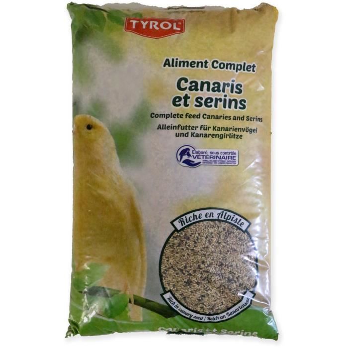 Comparer les prix de TYROL Mélange de graines - Canaris et Serins - 5 kg