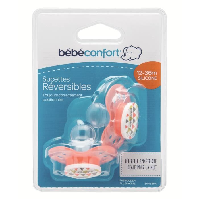 Bebe Confort Sucette Reversible Silicone 12 36m X2 Rouge Sport Cdiscount Puericulture Eveil Bebe
