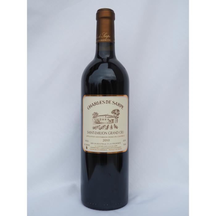 Charles de Sarpe 2010, Saint Emilion Grand Cru, Vin Rouge
