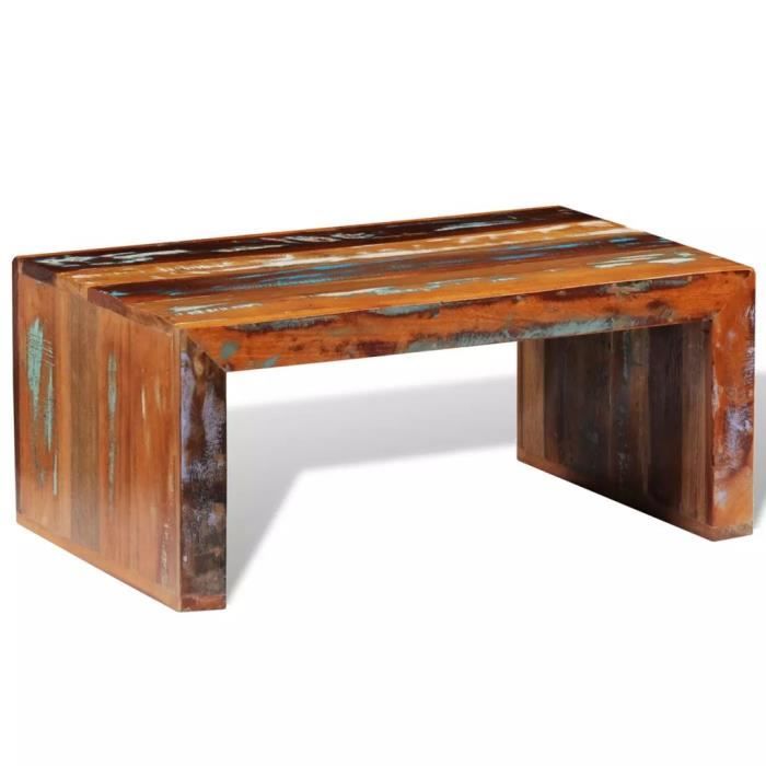 Table basse Bois recyclé -RAI