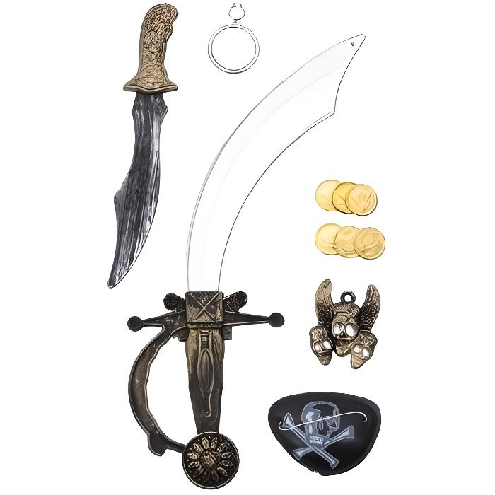 KIT ACCESSOIRES DEGUISEMENT PIRATE ENFANT