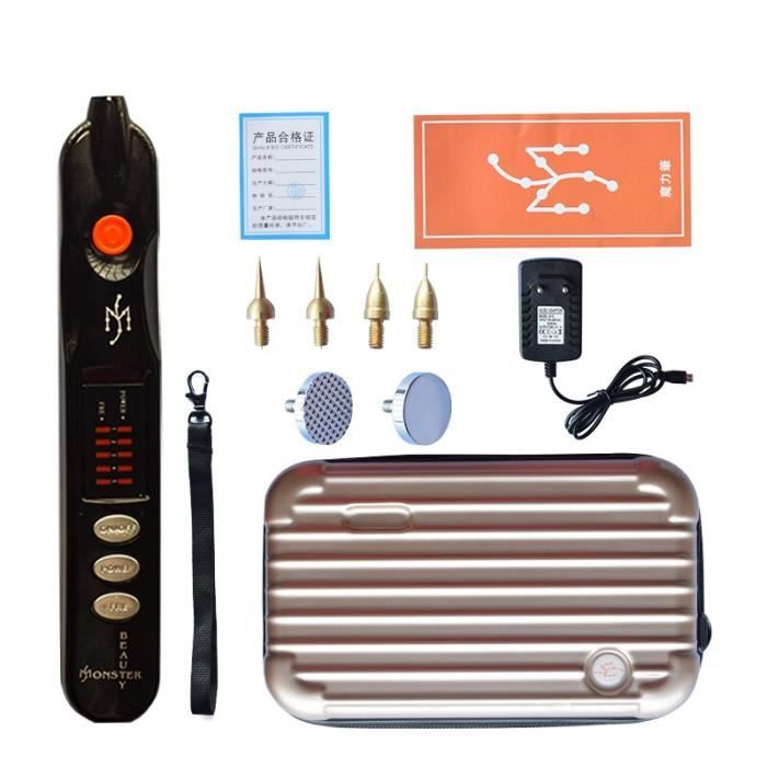 APPAREIL DE MASSAGE MANUEL,Laser Plasma stylo paupières ascenseur taches de rousseur acné étiquette de peau détachant - Type Black