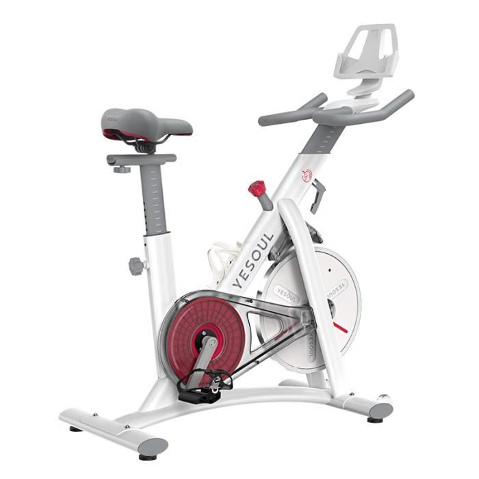 Bicicleta Estática Spinning Indoor Fitnees SMART YESOUL S3 blanca