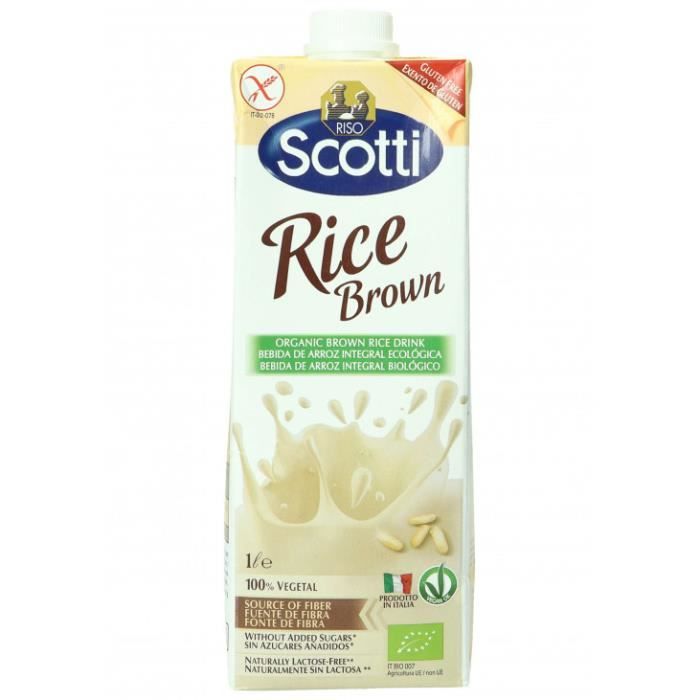 Boisson riz brun complet 1l - Riso Scotti