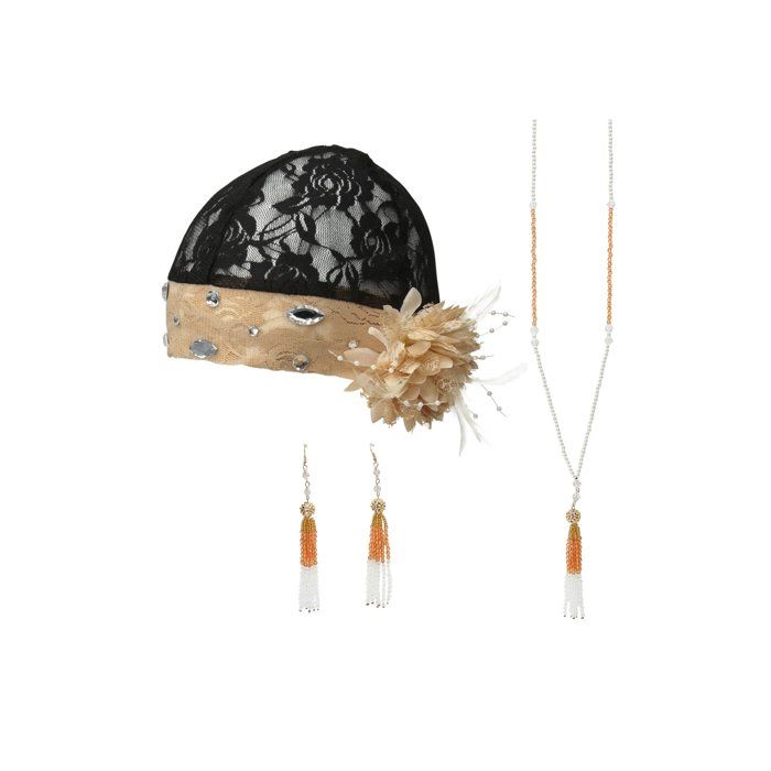 Kit accessoires charleston femme - Multicolore