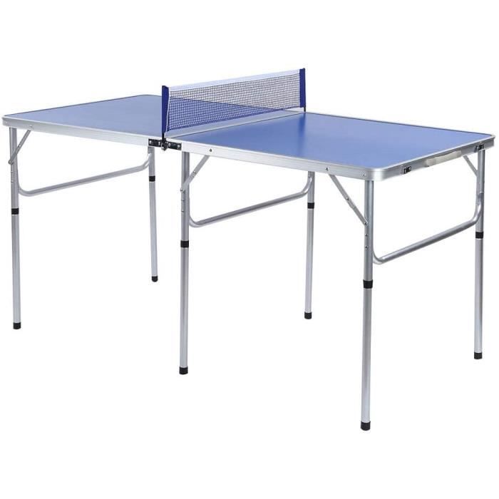 TABLE DE TENNIS DE TABLE Cocoarm Table de ping-Pong Pliable Table de Loisirs, Ensemble de Tennis de Table en Salle, Accessoires de18