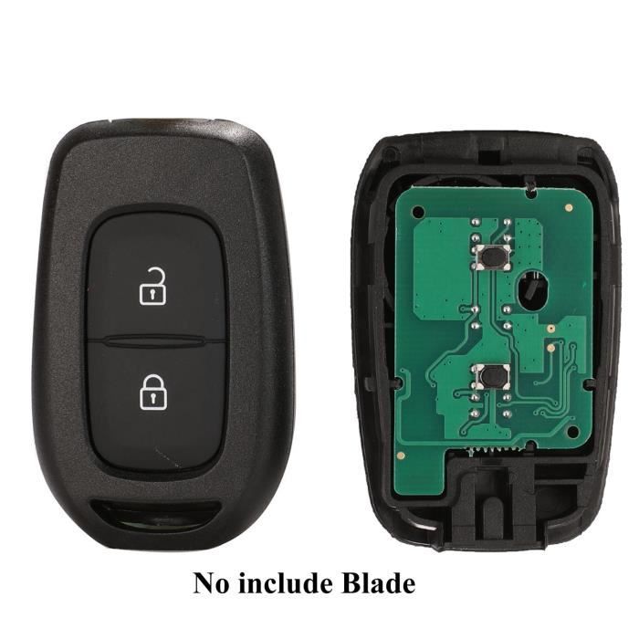 Taille -No lame clé télécommande pour voiture, 433MHZ, puce 4A, PCF7961M, pour Renault Sandero Dacia Logan Lodgy Dokker Duster, Tr