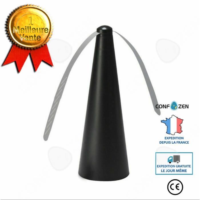 CONFO® Lame de ventilateur multifonctionnelle piège à mouches automatique domestique anti-mouches automatique ultra-silencieux en