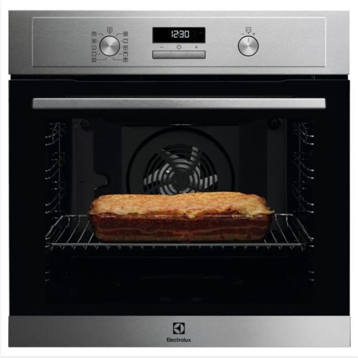 ELECTROLUX - EBF4P45X - Four SurroundCook® - Chaleur tournante pulsée - 72L - Pyrolyse - A+ - Inox
