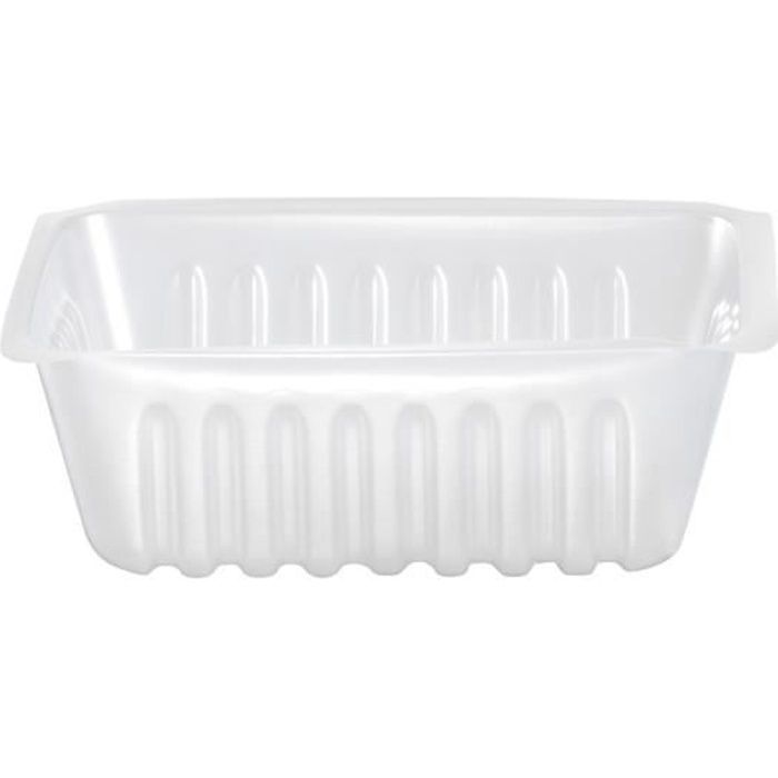 Lot de 250 barquettes jetables en plastique 500 g