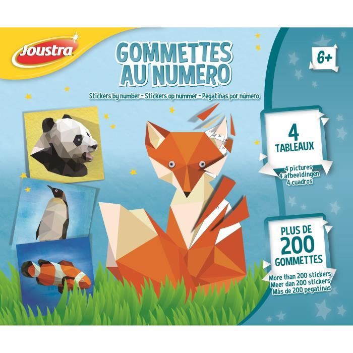 JOUSTRA GOMMETTES AU NUMERO