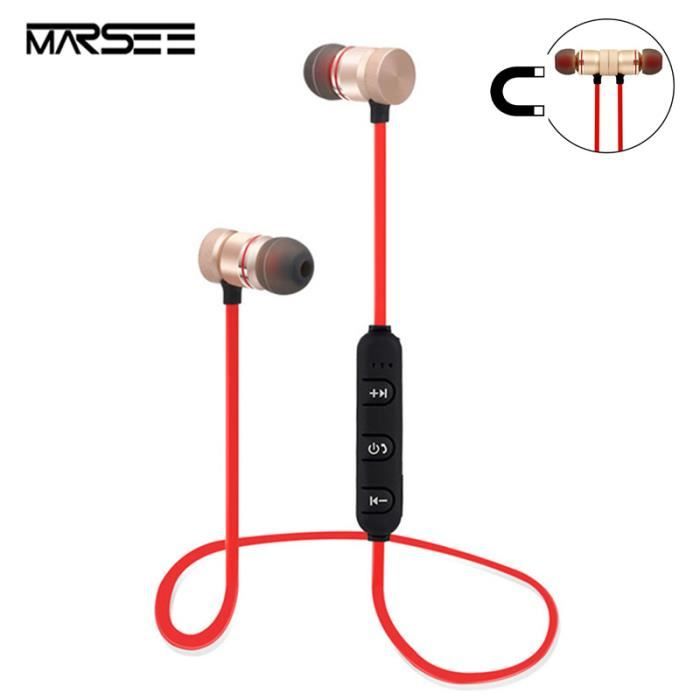 Écouteur Bluetooth 4.1 Oreillettes intra auriculaires avec Microphone pour iPhone 8/8 plus/7/7 plus, Samsung note 8, s8 ect