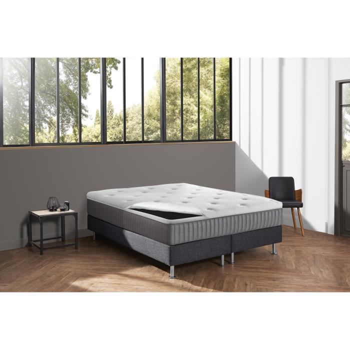Matelas 160x200 cm LE MATELAS 365 - Ressorts ensachés - Ferme