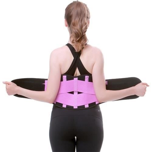 CEINTURE - BOUCLE DE CEINTURE,Femmes hommes taille formateur ceinture dos orthèse pour la douleur au bas du dos - Type VIOLET-S
