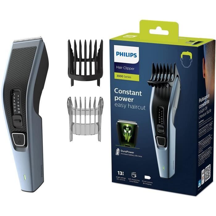 Philips HC3530/15 Tondeuse Cheveux Series 3000, 13 Hauteurs de Coupe